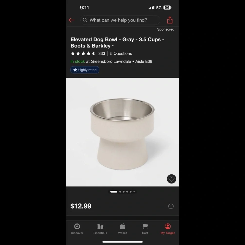 Elevated Pet Food Bowl + Slow Feeder Insert